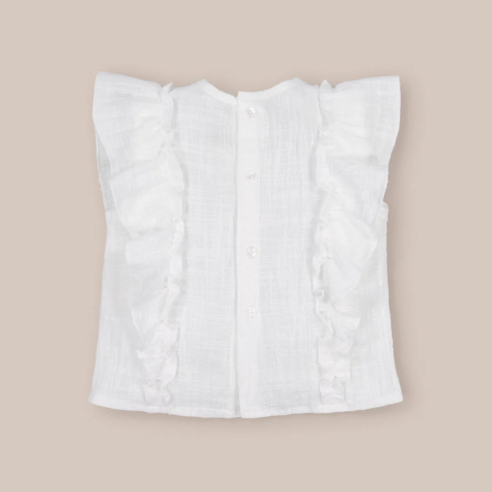 BLUSA VOLANTE TRAMA